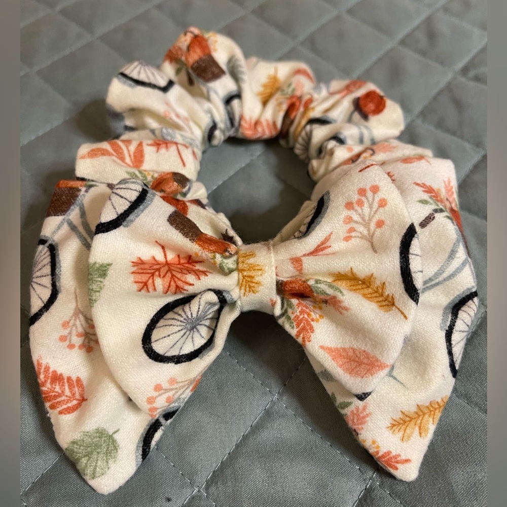 $5 Summer floral hair Scrunchie Soft hair ropes. Ring Ponytail holder hair.